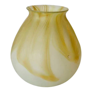 American Tiffany Studios Glass Yellow Pale Satin Finish Lamp Shade