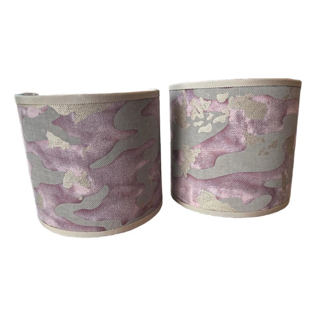 Fortuny Demi Lune Lamp Shades For Sale