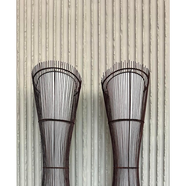 1970s French Sculptural Kobe Floor Lamps, Set of 2 For Sale - Image 5 of 11