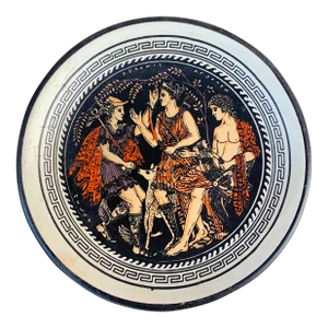 Vintage Greek Mythology Warrior Wall Plate