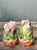 Contemporary Vintage Glazed Ceramic Tulip Salt and Pepper For Sale - Image 3 of 12