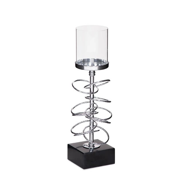 Mid-Century Modern Small Ring Toss Candle Holder For Sale - Image 3 of 5