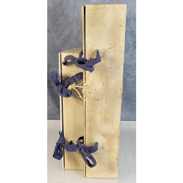Tiffany Blue Late 20th Century Hand Painted Marble Decorative Book Boxes - A Pair For Sale - Image 8 of 12