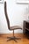 Denmark, circa 1960. By designer Arne Jacobsen for Foil Manufacturer. Aluminum and chrome high back "Oxford" chair....
