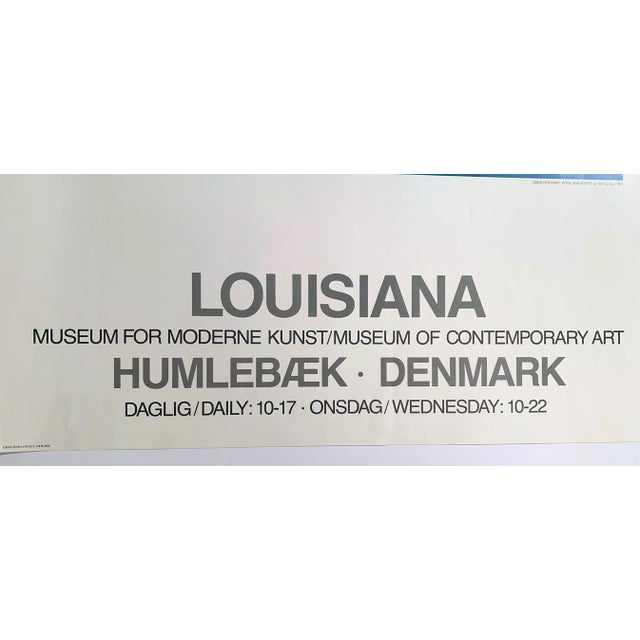 David Hockney Louisiana Museum For Moderne Kunst Museum Of Contemporary Art Humlebaek Denmark Museum Exhibit Original Poster Chairish