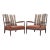 Pair of Ralph Lauren New Bohemian Leather Spindle Chairs For Sale