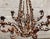 Vintage Regency Patinated Leaf Candle Chandelier For Sale - Image 4 of 6