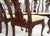 Set of 10 New Linen Upholstery Walnut Dining Chairs by Henredon Mint For Sale - Image 16 of 16