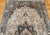 Brown Vintage Indian Silk Rug, Hand-Knotted Geometric Design, 6' x 9' For Sale - Image 8 of 15