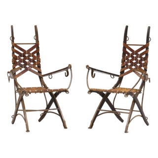 Alberto Marconetti (Italian, 20th Century), Pair of Assemblage Armchairs For Sale
