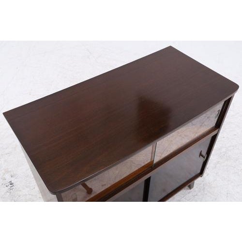 Mid-Century Chest of Drawers with Glass Sliding Doors For Sale - Image 13 of 16
