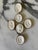 Antique Italian Grand Tour Plaster Intaglios - Set of 6 (Group #13) For Sale - Image 11 of 12