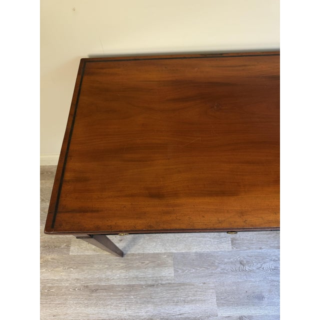 Brown Vintage Mahogany Console Table with Drawers, 1950s For Sale - Image 8 of 12