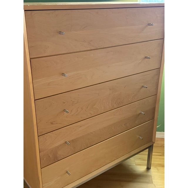 Modern Room & Board Delano 5 Drawer Dresser (Matching Bedside Table Also Listed) For Sale - Image 3 of 18
