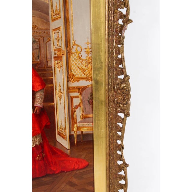 Renato Moretti, Confidences, 19th Century, Oil Painting For Sale - Image 10 of 15
