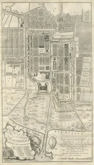 Van Krevelt, Plan of Batavia, 1780, Paper
