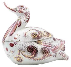 Vintage Duck Shaped Tureen from Ceramiche Mancioli, Italy, 1970s