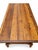 Wood Antique Primitive Maple Campaign Style Folding Farm / Dining Table or Desk or Wine Tasting For Sale - Image 7 of 12