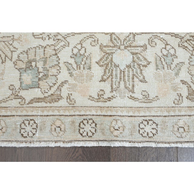 Persian 1970s Vintage Persian Handknotted Wool Orange Oversize Area Rug For Sale - Image 3 of 11