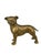 Art Deco solid brass dog figure. No maker's mark. Minimal age wear.