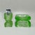 Green Vintage Italian Green Smoking Set by Antonio Imperatore, 1970s, Set of 2 For Sale - Image 8 of 8