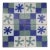 1900s Set of Four Antique Tiles, Green, Dark Blue and White, Portuguese For Sale