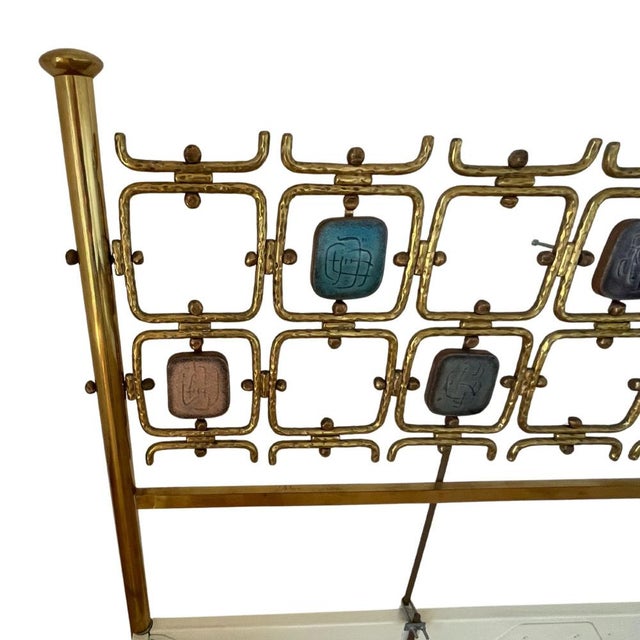 Model 8604 Bed by Osvaldo Borsani & Arnaldo Pomodoro for Tecno, Italy, 1960s For Sale - Image 13 of 18