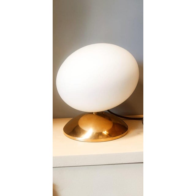Brass Light with Oval Glass For Sale - Image 15 of 18