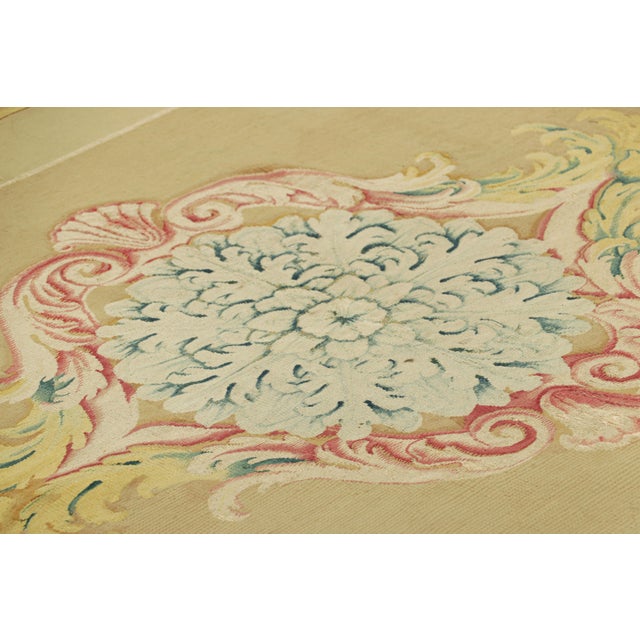 This pair of 4x8 antique Aubusson runner rugs are an exciting new addition to Rug & Kilim’s European rug collection—a...