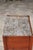 French 1860s Walnut Side Table with Tambour Door, Marble Top and Tapered Legs For Sale - Image 10 of 10