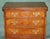 George III Style Burr Elm Chest of Drawers with Brushing Slide For Sale - Image 4 of 18