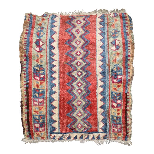 Antique 19th Century Anatolian Turkish Small Tribal Rug no. j5174 For Sale