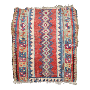 Antique 19th Century Anatolian Turkish Small Tribal Rug no. j5174