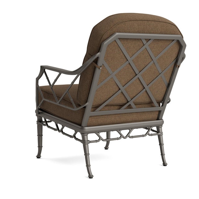 Not Yet Made - Made To Order Brown Jordan Calcutta Lounge Chair, Mica frame with Fusion Moccasian fabric For Sale - Image 5 of 11