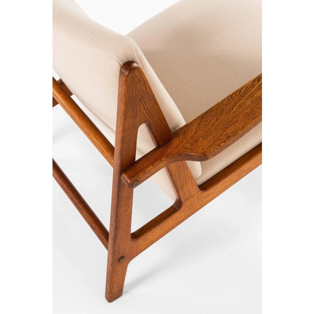 Wood Easy Chair by Børge Mogensen for Tage Kristensen & Co, Denmark For Sale - Image 7 of 9