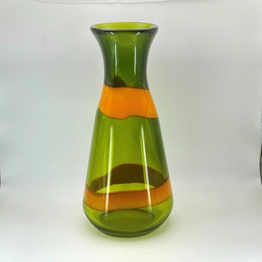 Mid-Century Modern Arte Murano Icet Tall 12¾” Statement Vase (Vintage 1960s, Venezuela) Mid-Century Modern Art Glass For Sale - Image 3 of 18