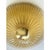 Contemporary Venetian Lens Amber Graniglia Murano Glass Flush Mount by Simoeng for Simoeng For Sale - Image 3 of 7
