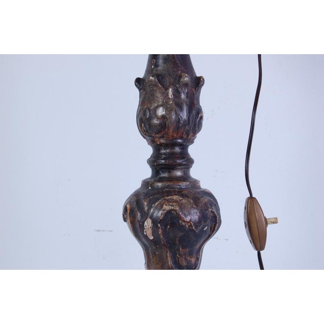 19th Century Wooden Floor Lamp For Sale - Image 9 of 16