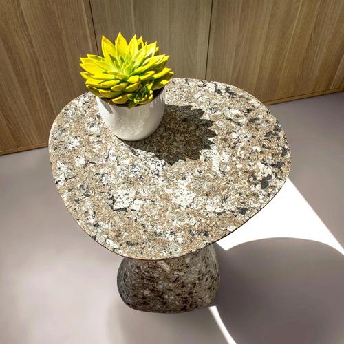 Black Sculptural Live Edge Bedside Table or Accent Table by Donatas For Sale - Image 8 of 10