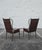 2010s Global Views Metal and Leather Wingback Armchairs - A Pair For Sale - Image 5 of 9