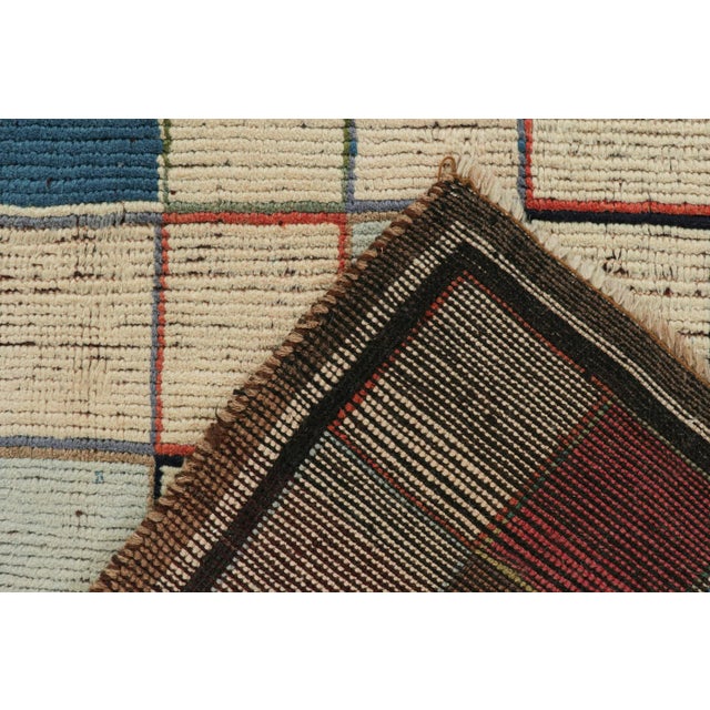 Textile 1950s Vintage Persian Tribal Runner With Square Patterns by Rug & Kilim For Sale - Image 7 of 8