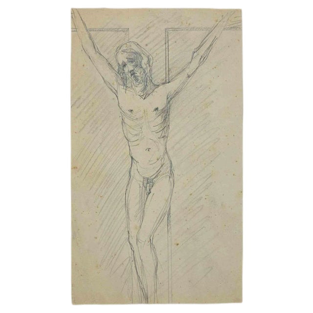 Unknown, The Crucifixion, Drawing, Early 20th Century For Sale