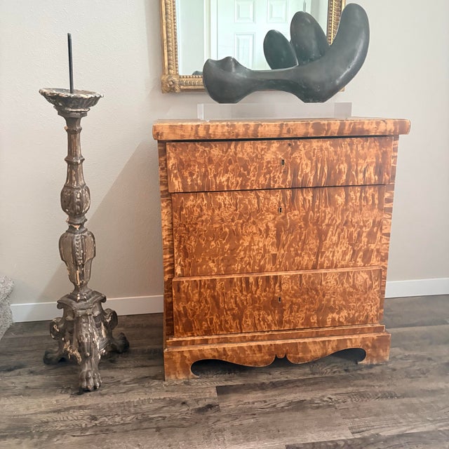 18th C.Italian Church Alter Candlestick Fitted as Floor Lamp, Needs Lamp Parts, 38” H For Sale - Image 12 of 12