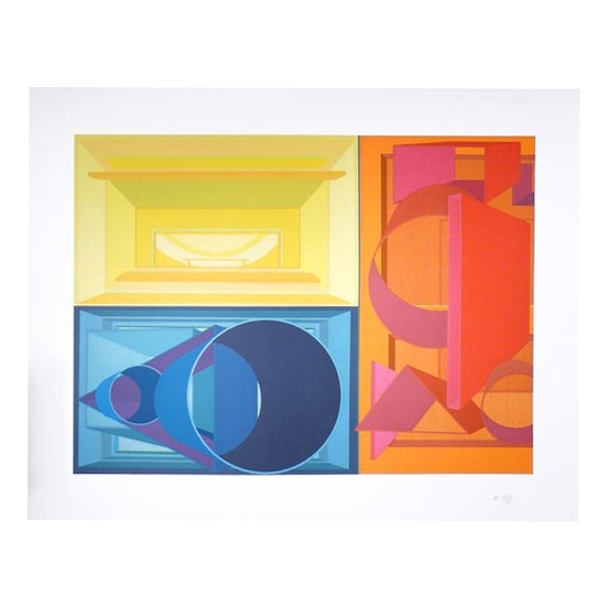 Al Held, Jewel of Dalmatia, 1991, Lithograph For Sale