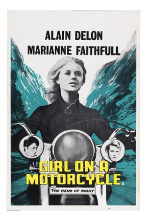 "The Girl on a Motorcycle" Original Vintage Movie Poster, British, 1968