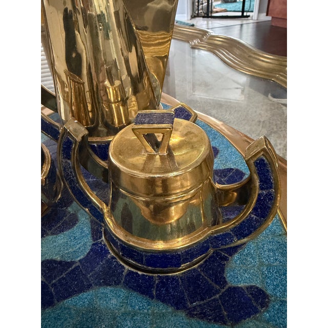 1960s coffee/tea set designed by Salvador Teran circa 1952. manufactured by hand in Mexico circa 1960.