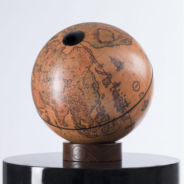 Tan Orbis Classic Brown Globe by Zoffoli Mappamondi For Sale - Image 8 of 8