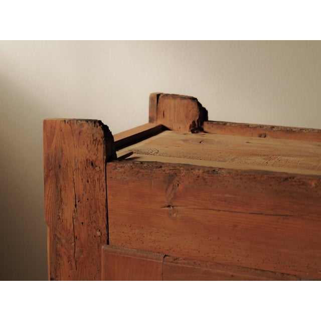 19th Century Folk Art Cabinet in Pine, France For Sale - Image 11 of 18