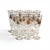 1960s Set of 10 24k Gold Encrusted Crystal Champagne Flute Pilsner Barware Set For Sale - Image 13 of 14
