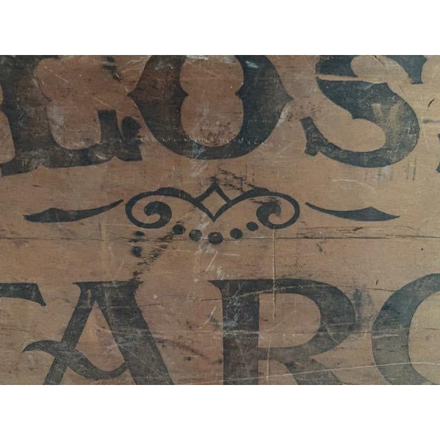 Farmhouse Antique Gloss Starch Wooden General Store Laundry Advertising Sign For Sale - Image 3 of 4